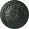Ekena Millwork Alexa Ceiling Medallion (Fits Canopies up to 3"), 15"OD x 1 3/4"P, Painted Turtle Crackle CM14AXPTC - alternate 1